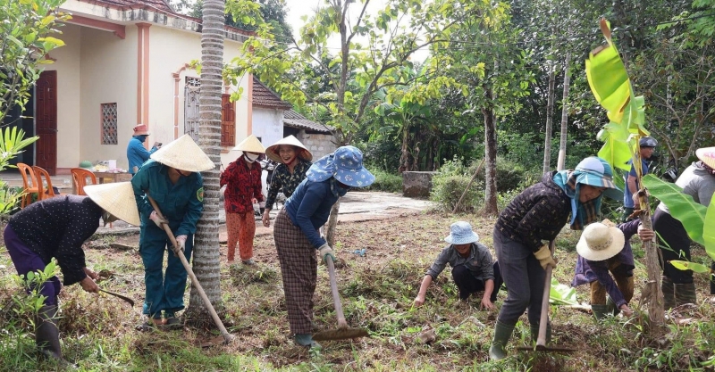 Các cấp Công đoàn huyện Can Lộc tiếp tục đẩy mạnh phong trào chung sức xây dựng nông thôn mới, đô thị văn minh